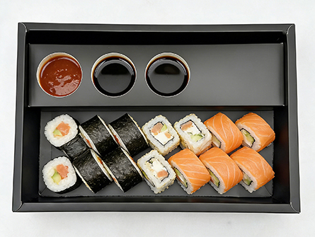 Sushi Takeaway Box Black Box for Sushi